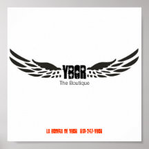 Das Ybor Butike-Logo-Plakat