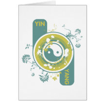 Das Yin und Yang Karte