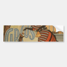 Das Zirkus-Mädchen, "A.H.Canby" Vintages Theater Auto Sticker