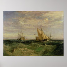 Das Zusammenströmen der Themse und des Medway Posterdrucke
