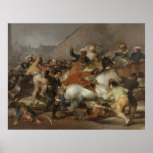 Das zweite vom Mai 1808 Plakatdruck