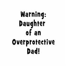 daughter of overprotective dad black cut outs