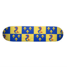 Dauphine von Frankreich, Frankreich Flagge Individuelle Skatedecks