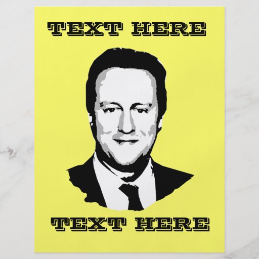 David Cameron Individuelle Flyer