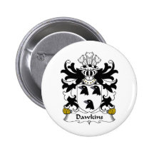 Dawkins Familienwappen Button