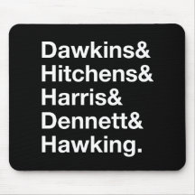 Dawkins&Hitchens&Harris&Dennett&Hawking - Wissensc Mousepad