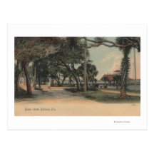 Daytona, Florida - Ansicht der Strand-Straße Postkarte