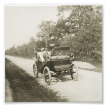 de 1900 Dion Bouton Photodrucke