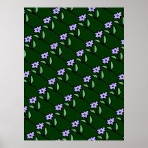 décor walls flowers pattern posters