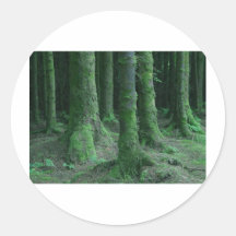 Deerpark Runder Aufkleber