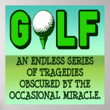 DEFINITION DES GOLF-PLAKAT-DRUCKES