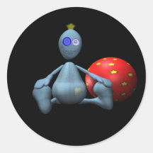 Dekmar3d Squishy Runder Aufkleber