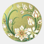 Dekorative Pflanzen und Blumen Sticker