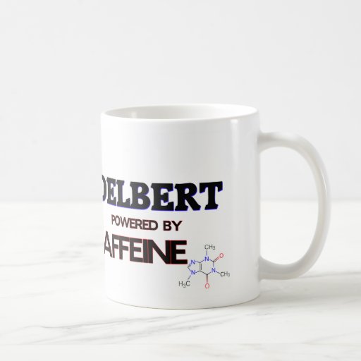 Delbert trieb durch Koffein an Tassen