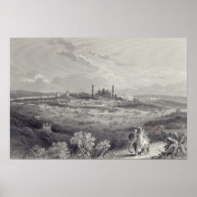 Delhi, graviert von Edward Paxman Brandard Plakatdruck