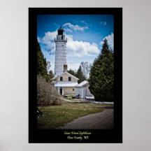 Deluxes Door County Leuchtturm-Plakat