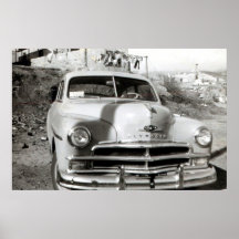 Deluxes Plakat 1950 Plymouths