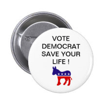 DEMOKRAT BUTTON