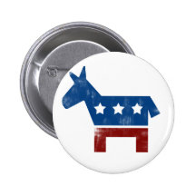 Demokrat-Esellogo Anstecknadelbuttons