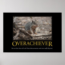 Demotivational Plakat: Erfolgsmensch