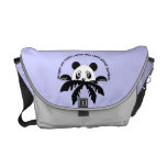 Denken Sie an Pandas kundenspezifische Bote-Tasche Kurier Tasche