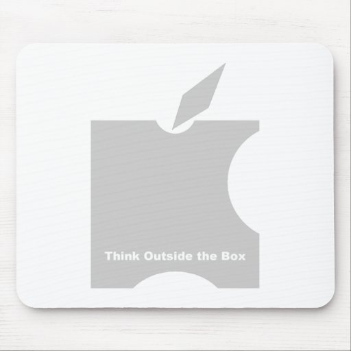 Denken Sie außerhalb des Kastens Mousepad