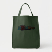 Denken Sie positive Tasche