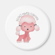Denken Sie rosa Pudel Magnete
