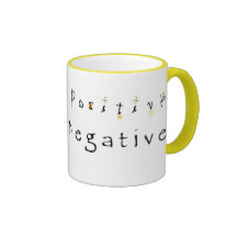 Denkendes Positiv-Bleiben negativ Teetasse