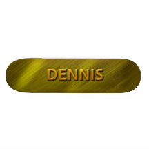 Dennis-Goldkundenspezifische Skateboardplattform Individuelles Skateboard