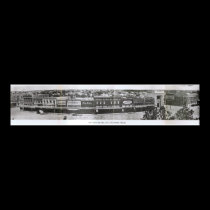 Denton, Texas - Ostseite des Quadrats frühes 1900' poster