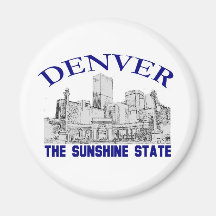 Denver, der Sonnenschein-Staat Magnete