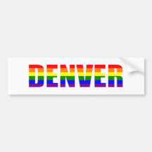Denver-Gay Pride Autosticker