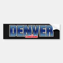 Denver-Stoßdämpfer Autoaufkleber