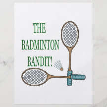 Der Badminton-Bandit 2 Flyerdruck