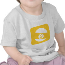 Der Ball des kreativen Billard neun Tshirt