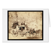 Der BallastStagecoach Black Hills Sd 1889 Karten