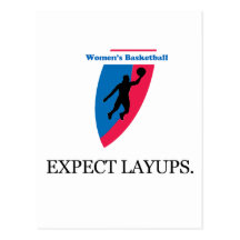 Der Basketball der Frauen Postkarte