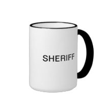 Der Becher des Sheriffs Tee Tassen