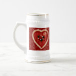 Der Becher des Valentinsgrußes Tee Haferl