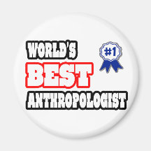 Der beste Anthropologe der Welt Kühlschrankmagnet