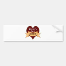 Der beste Chef der Welt Auto Sticker