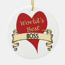 Der beste Chef der Welt Ornamente