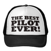Der beste Pilot überhaupt Baseball Kappe