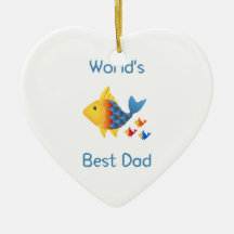 Der beste Vati der Welt (Fische) Ornamente