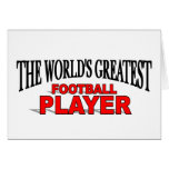 Der bestste der Fußball-Spieler der Welt Grußkarten