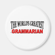 Der bestste Grammatiker der Welt Kühlschrankmagnete