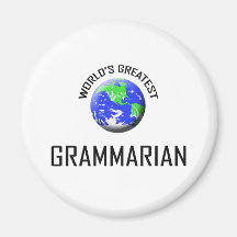 Der bestste Grammatiker der Welt Magnets
