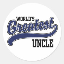Der bestste Onkel der Welt Aufkleber