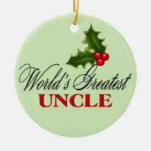 Der bestste Onkel der Welt Weihnachtsornament